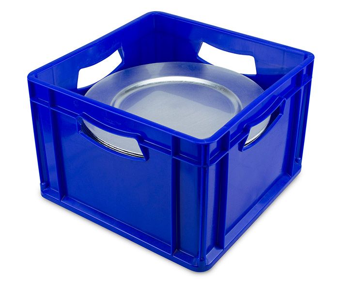 Beaded Charger Plate Storage Box Plate Size 281 To 330mm Blue