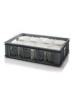 Saucer Crate With 8 Cells Plate Size Up To 140MM
