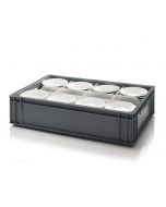 Saucer Storage Box With 8 Cells - Plate Size 0 - 140mm