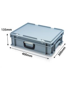 Hinged Lid Container 400x300x133mm