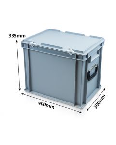 Euro Stacking Container Case L400xW300xH335mm