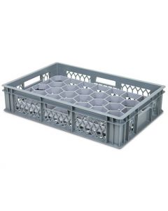 33 Compartment Base Section Euro Crate Divider Insert