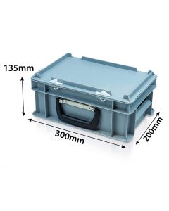 Hinged Lid Case L300xW200xH120mm