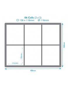 6 Compartment Euro Box Dividers