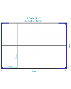 Corrugated Box Partitions - 8 Compartments