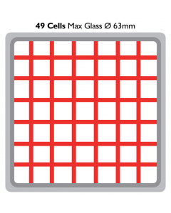 49 Compartment Dishwasher Rack Insert 