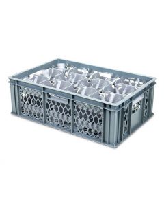 12 Compartment Top Section Euro Crate Divider Insert