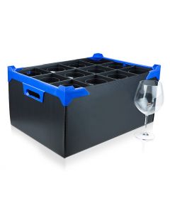 Stackable Glassware Storage Boxes for large glassware