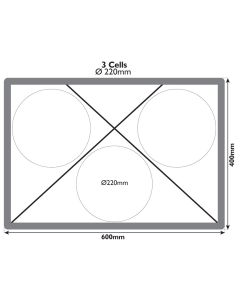 Side Plate Storage Box - Plate Size 181 To 215mm