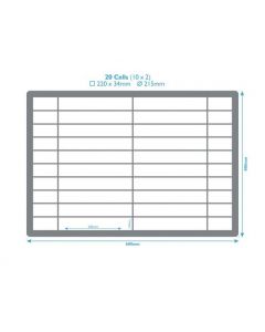 Starter Plate Storage Crate With Dividers