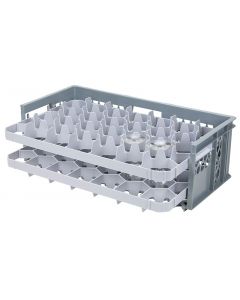 Industrial Glassware Basket with Removable Inserts 