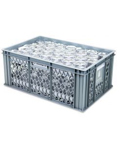Glassware Crate with Top & Base Dividers