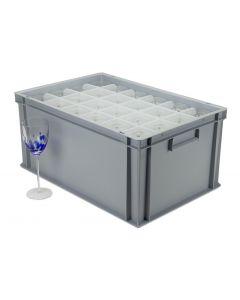White Wine Glass Storage Container