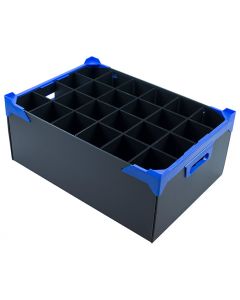 White Wine Glass Storage Boxes