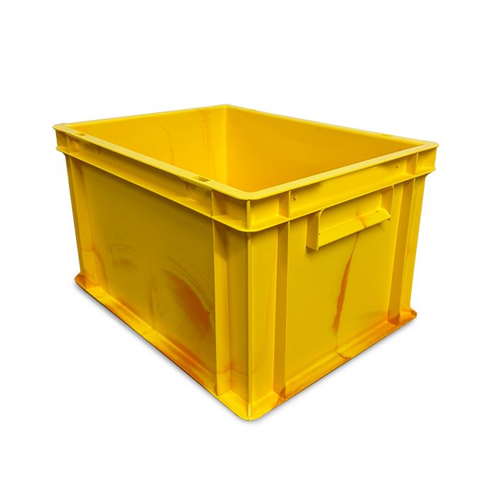 20L Multi-Coloured Stacking Plastic Storage Box (400x300x235mm) - Discounted Surplus Stock