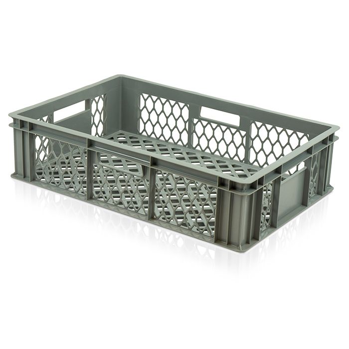 26 Litre Perforated Plastic Crate (600x400x150mm)