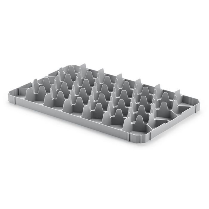 33 Compartment Base Section Euro Crate Divider Insert