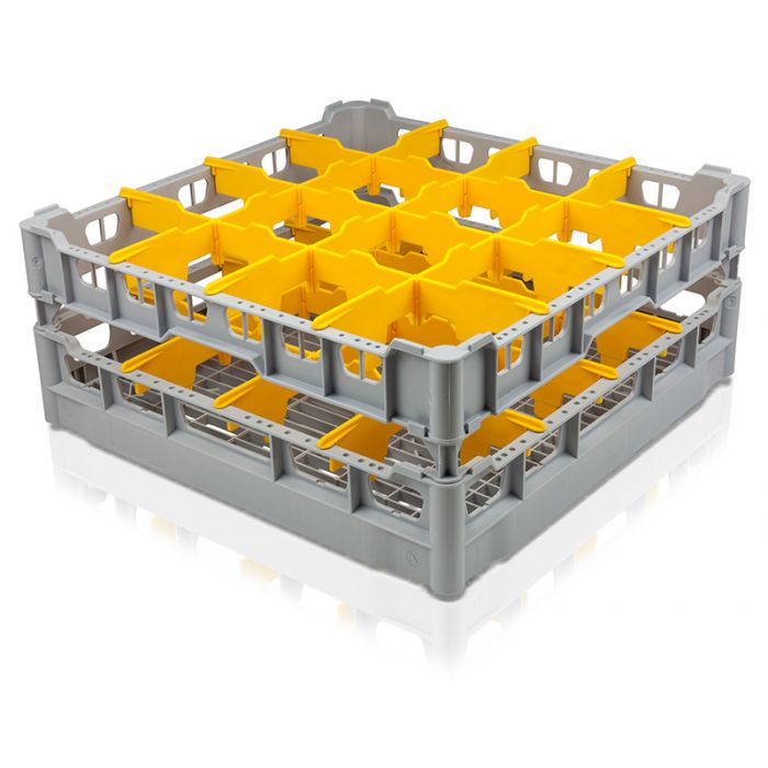 Gin Balloon Glasses Dishwasher Rack with 16 Compartments 