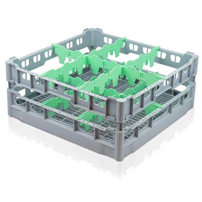 Conveyor Glass Rack with 6 Compartments 