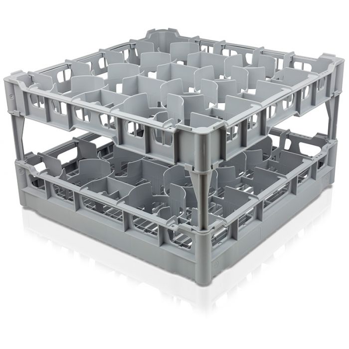 FRIES Commercial Dishwasher Rack with 20 Compartments 