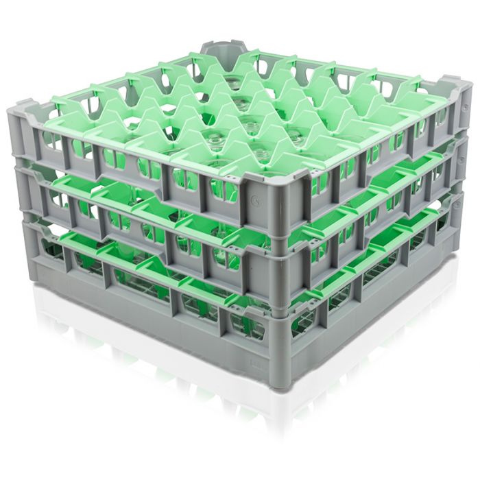 Bar Glass Holders with 36 Cells For Commercial Dishwashing Machines