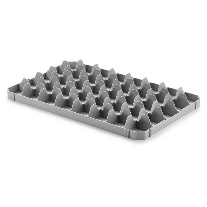 40 Compartment Base Section Euro Crate Divider Insert