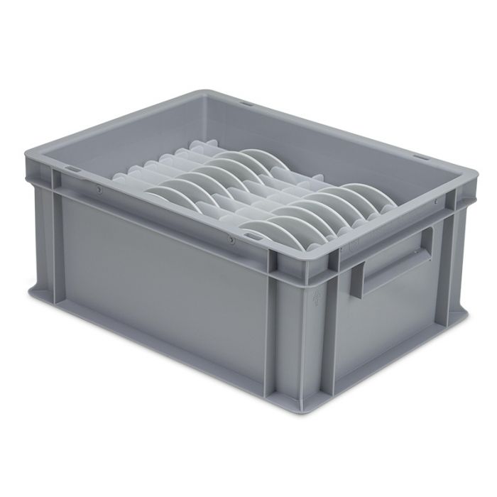 Storage Box For Saucers With Compartments