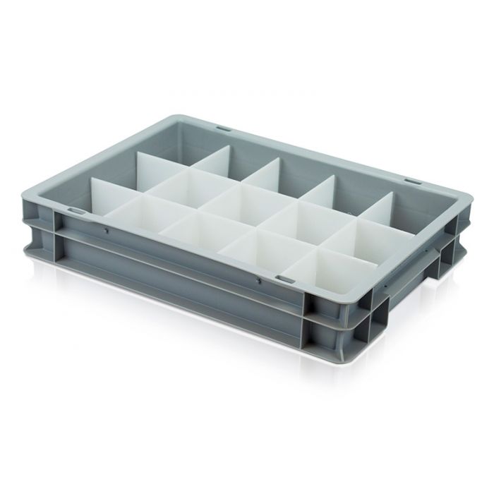 Shallow Euro Tray - 15 Cells