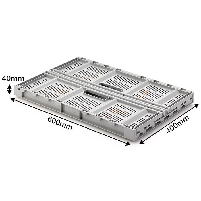 Large folding crate top