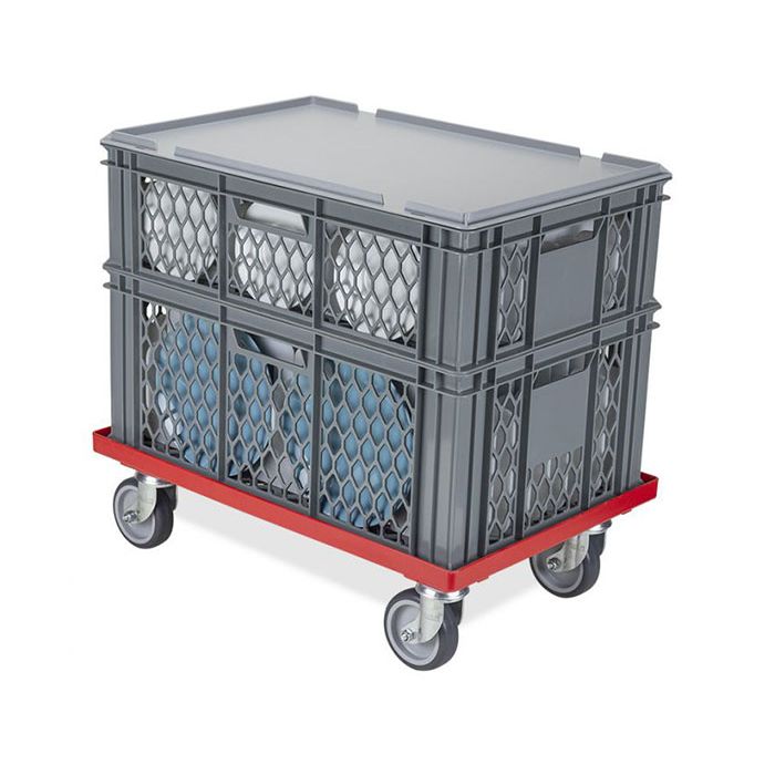 Dinner Plate Storage Crate With Dividers