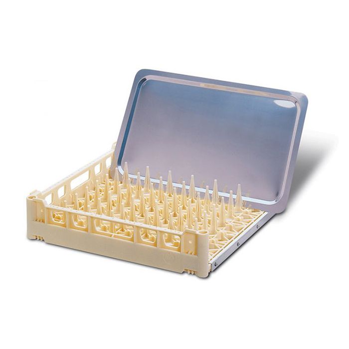 Reinforced Dishwasher Peg Rack for Industrial Trays 
