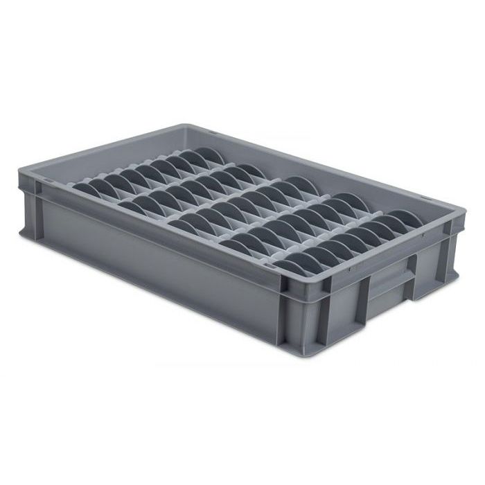 Crockery Storage Box With Compartments