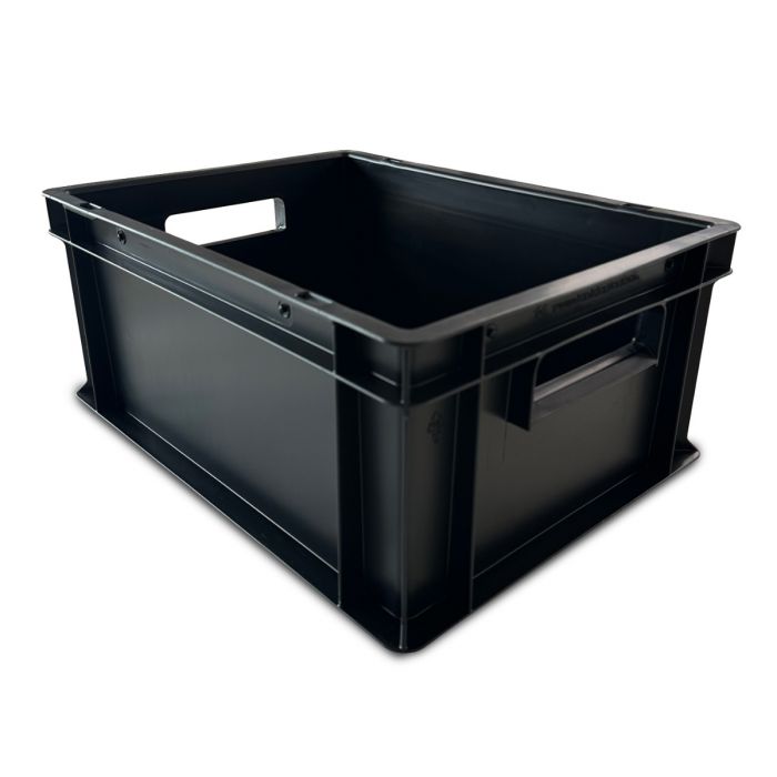 Surplus Stock 15 Litre Stacking Box with Hand Holes (400x300x175mm)