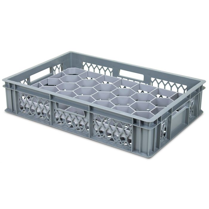 Stacking Glassware Container with Base Inserts 