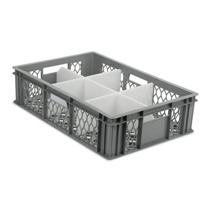 Ventilated Crate with 6 Compartments 