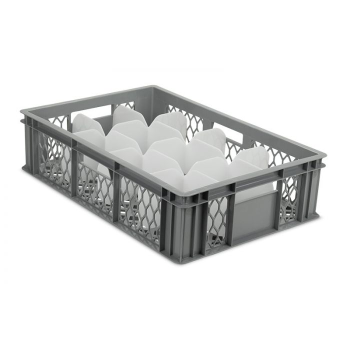 Cup Storage Crate with 12 Compartments