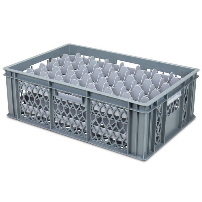 Industrial Glassware Container with Removable Inserts 