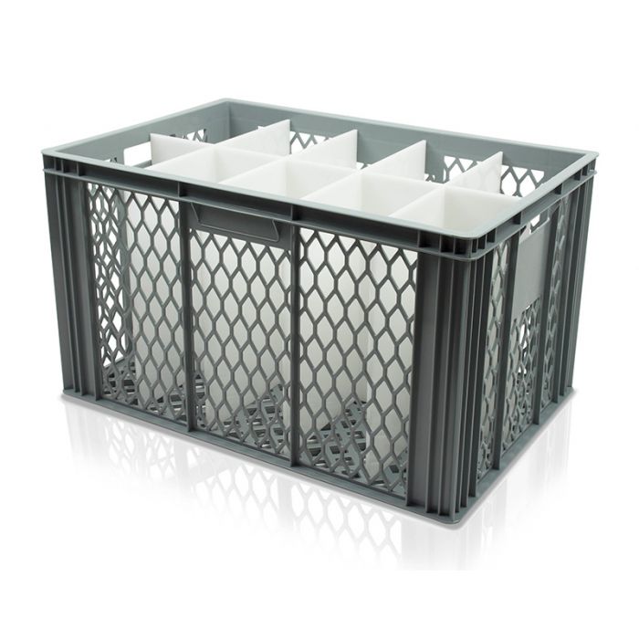 Jug storage Crate with 10 Compartments 