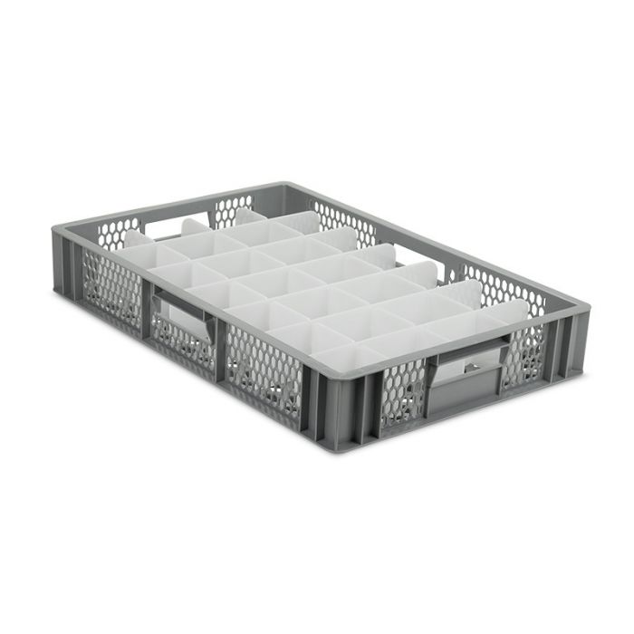 Ventilated Crates with 28 Compartments 