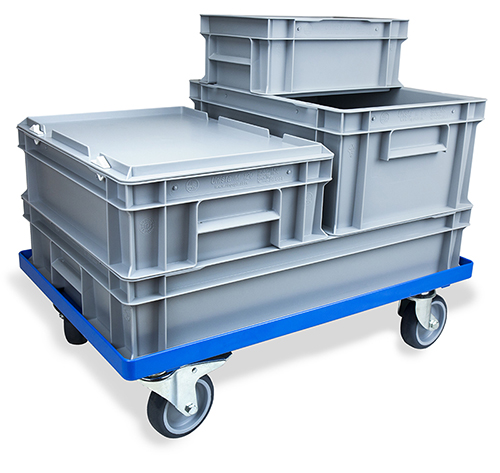 Stacking Euro Boxes with Trolley