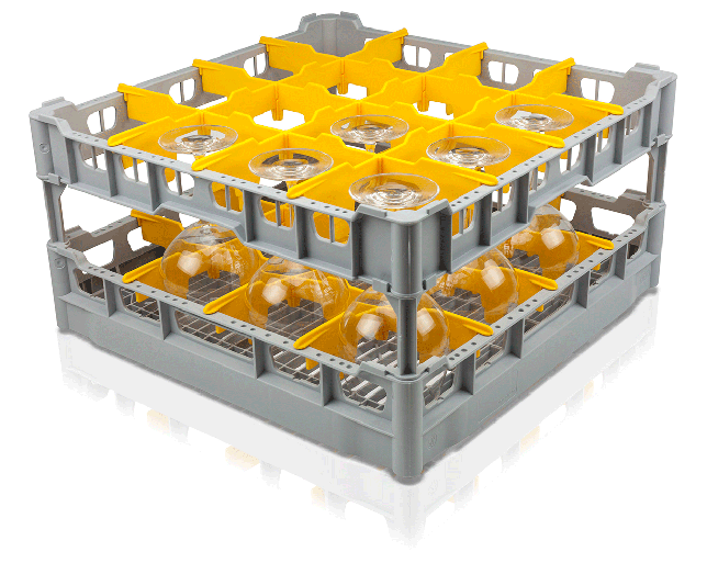 commercial dishwasher trays